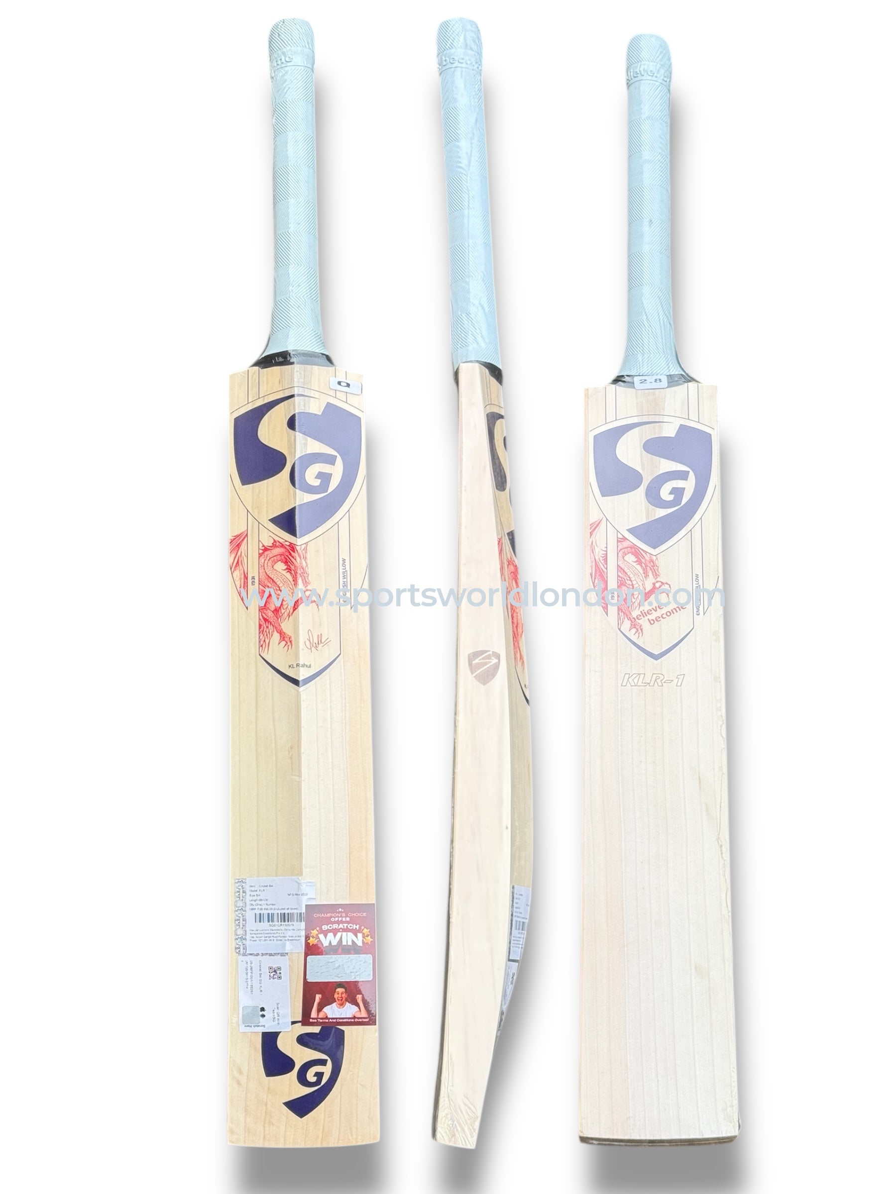 SG KLR 1 Players Cricket Bat – 2026 Premium Players English Willow