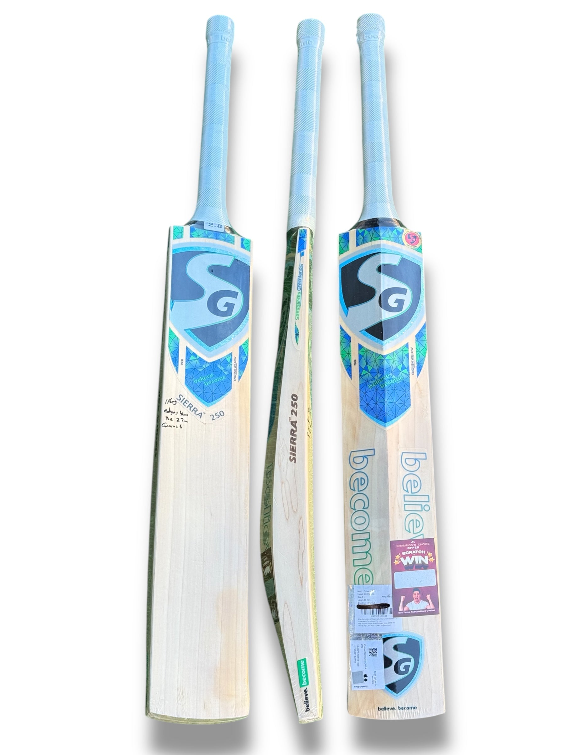 SG Sierra 250 English Willow Cricket Bat