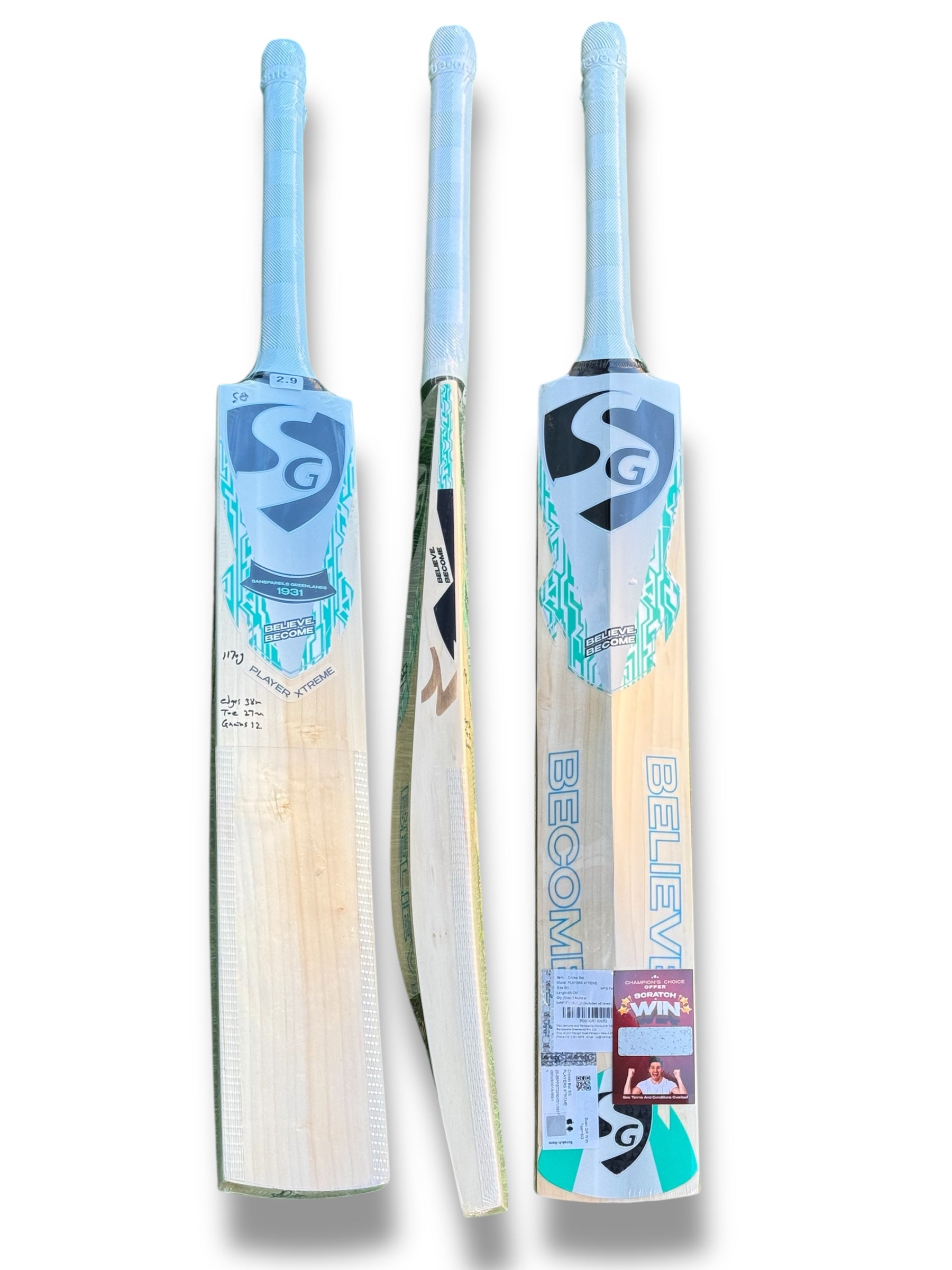 SG Players Xtreme English Willow Cricket Bat