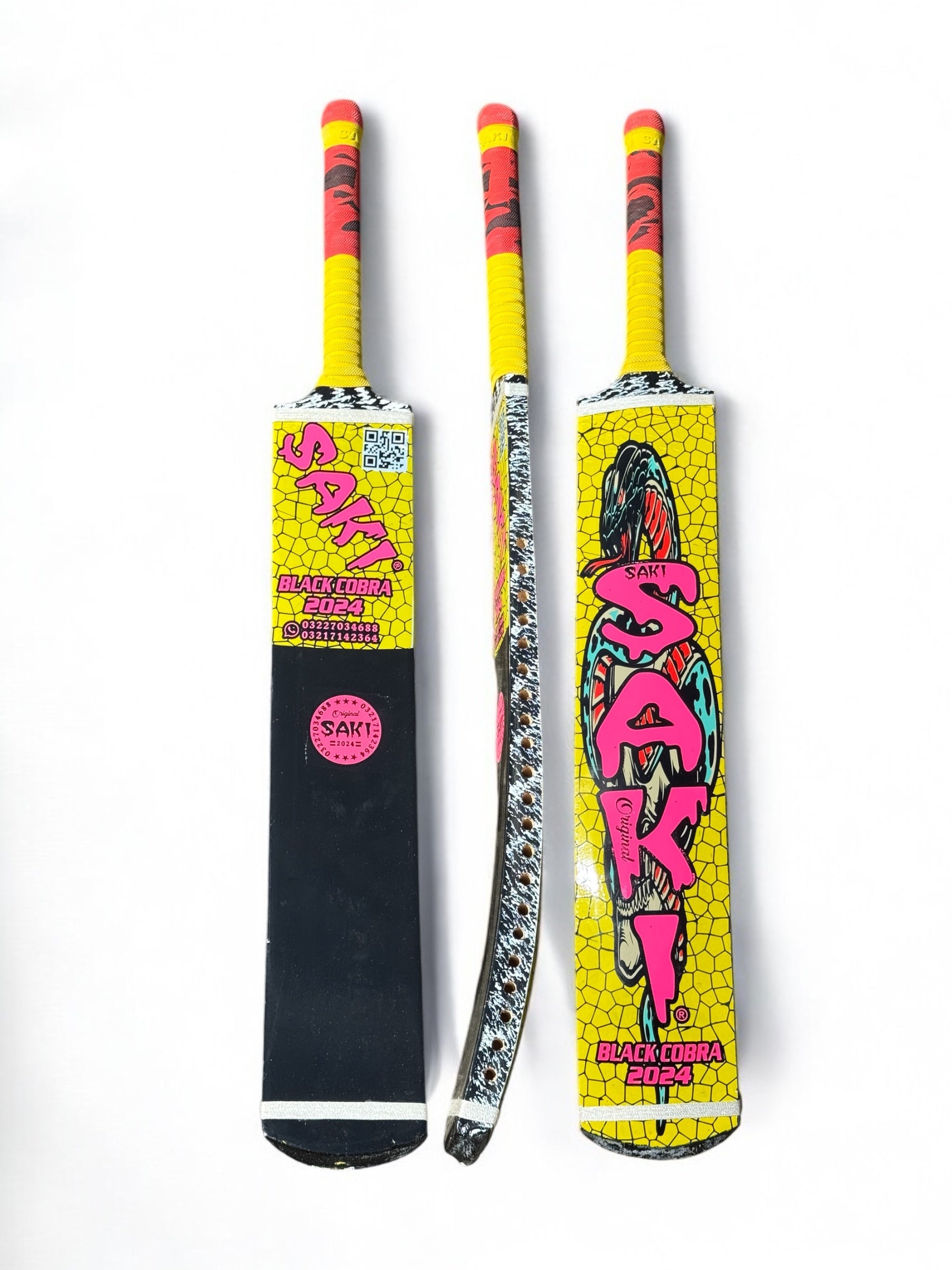 Saki Rawlakot Cricket Bats (BLACK COBRA š)