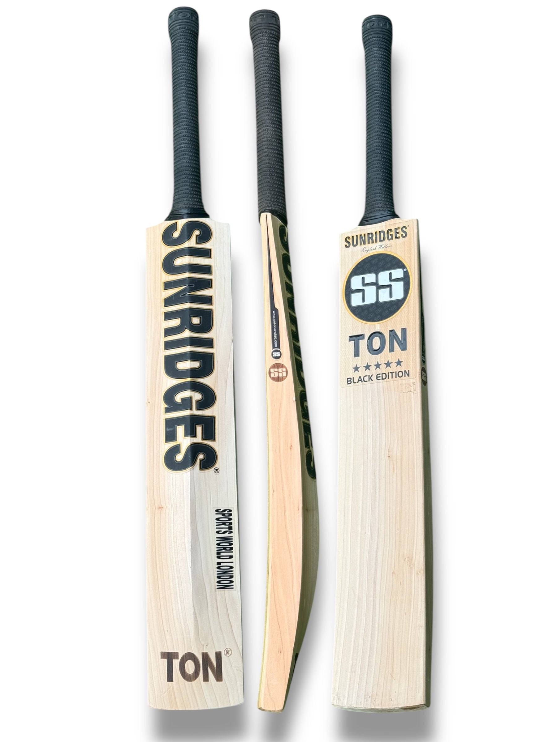 SS Black Edition Cricket Bat-SH