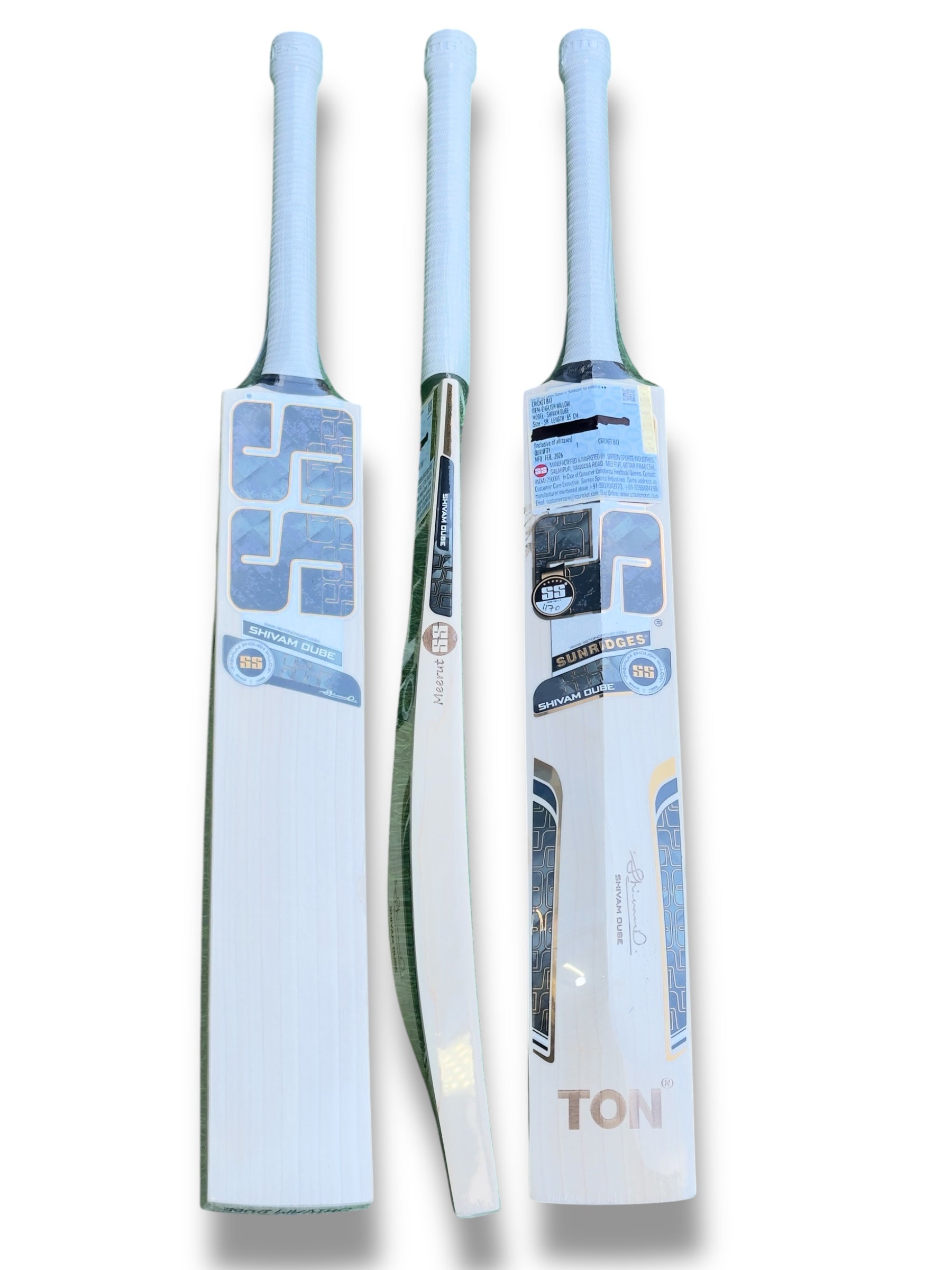 SS Shivam Dube Players Edition English Willow Cricket Bat