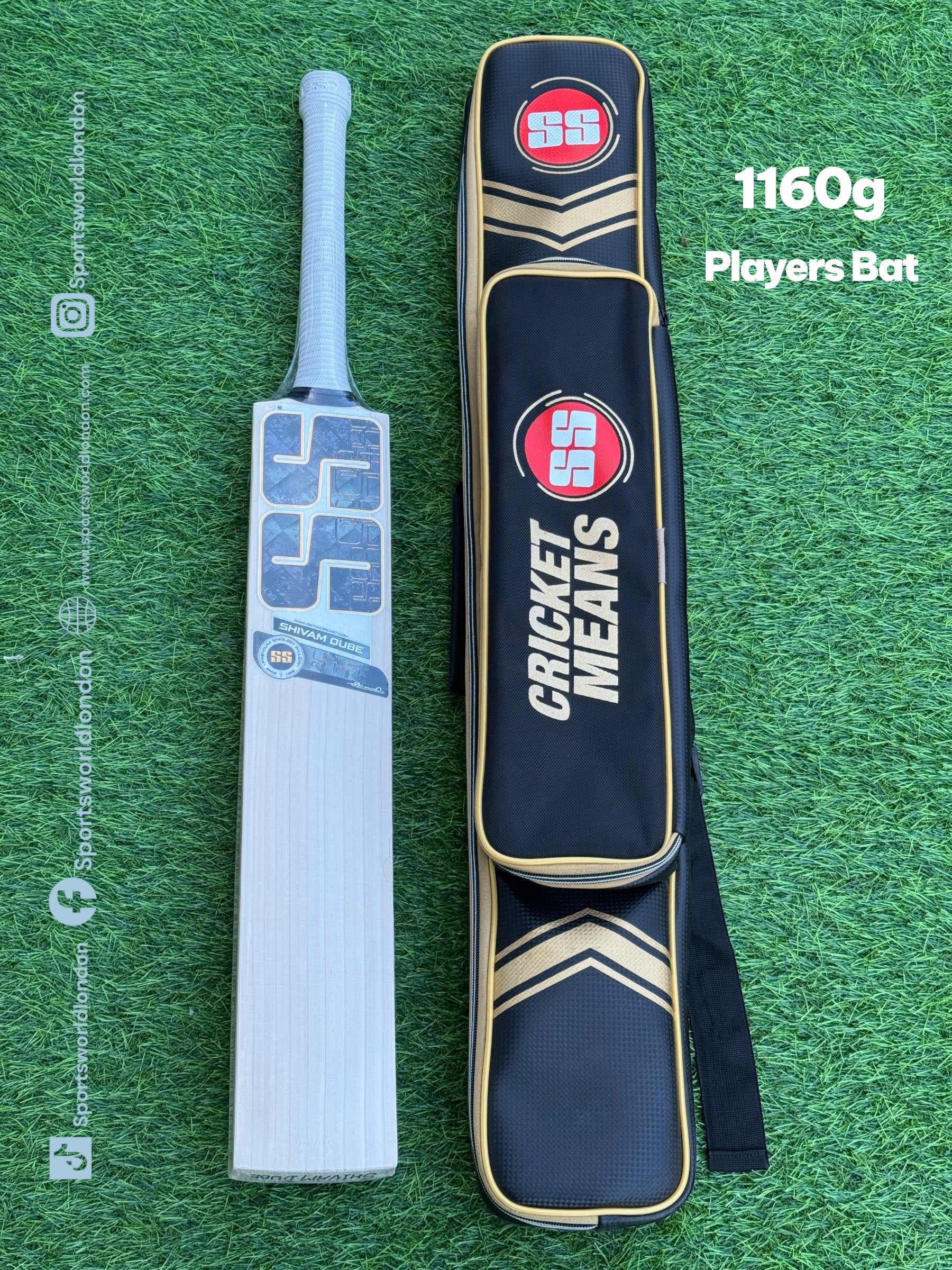 SS Shivam Dube Players Edition English Willow Cricket Bat