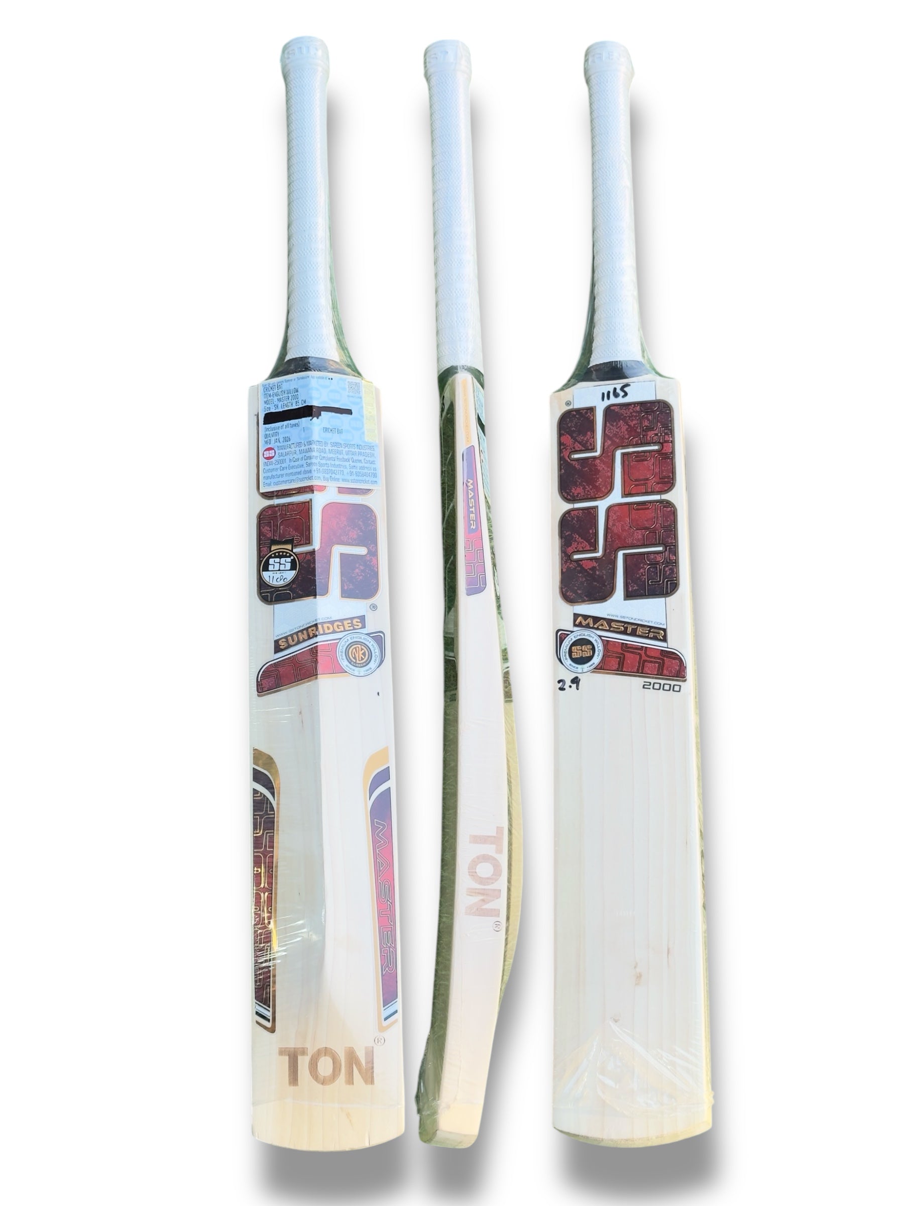 SS Master 2000 English Willow Cricket Bat