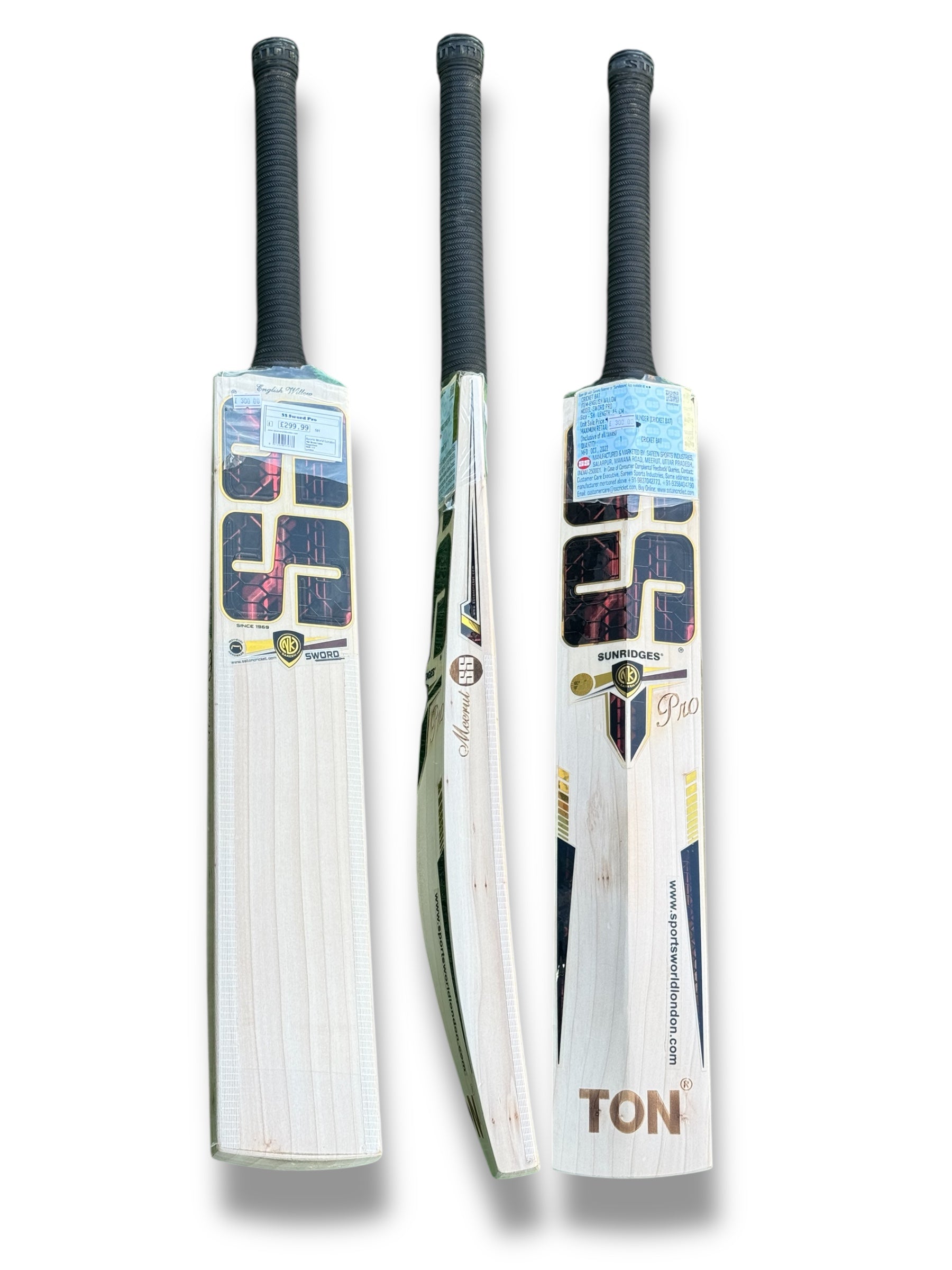 SS Sword Pro English Willow Cricket Bat - SH