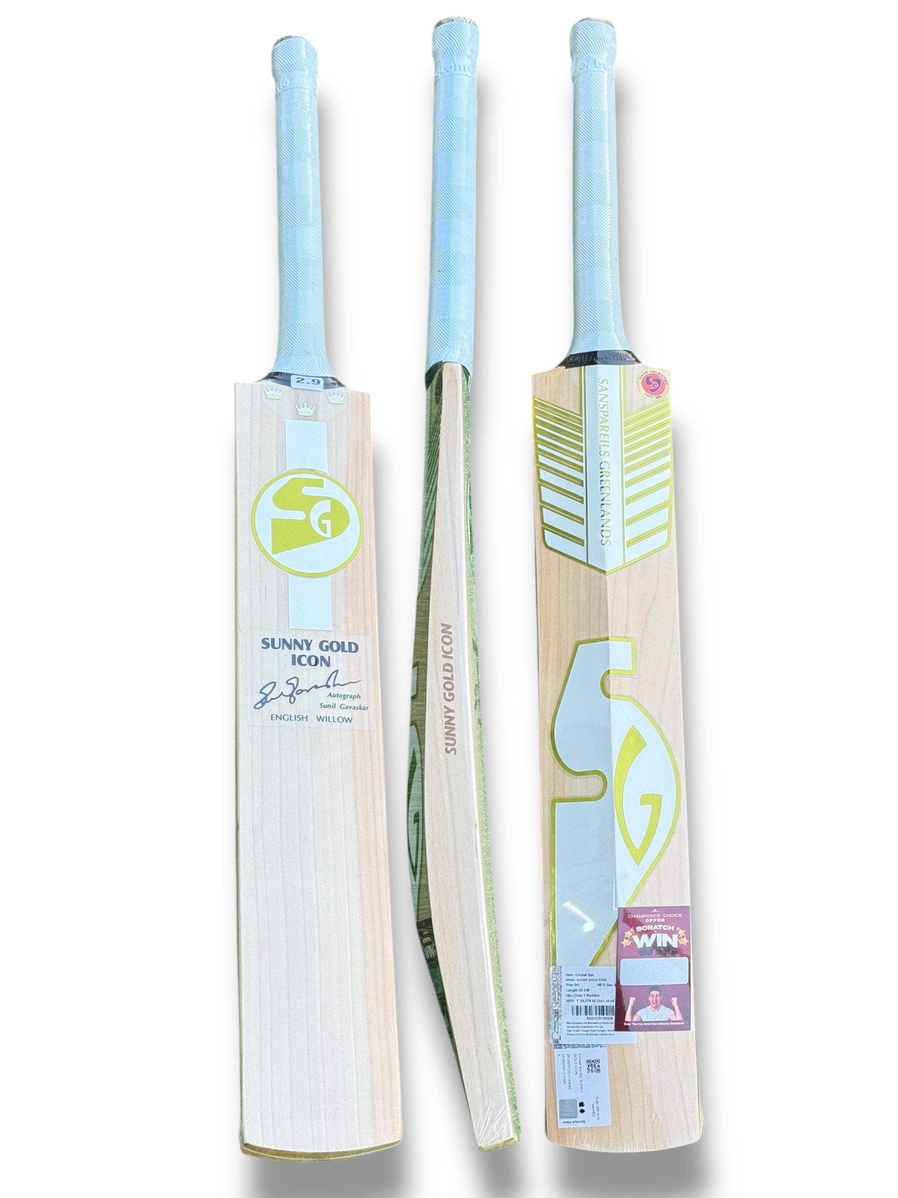 SG Sunny Gold Icon Cricket Bat