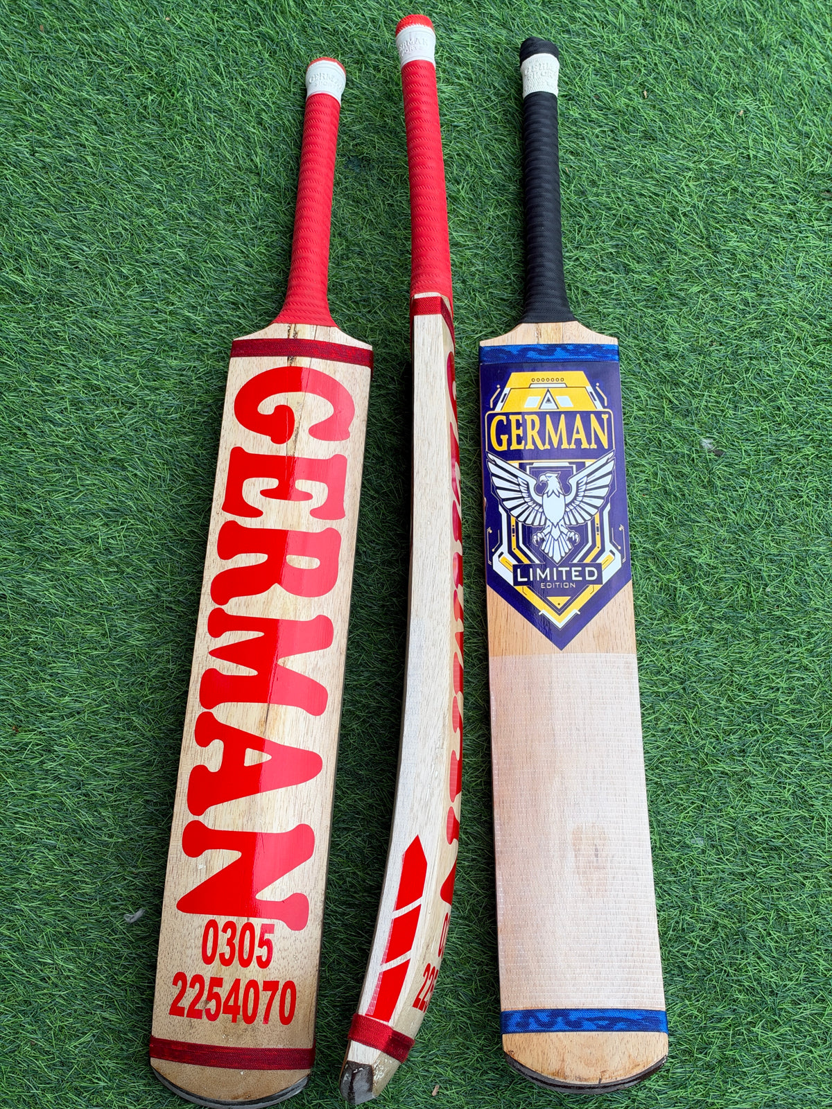 German Special Players Coconut Tape Ball Bats