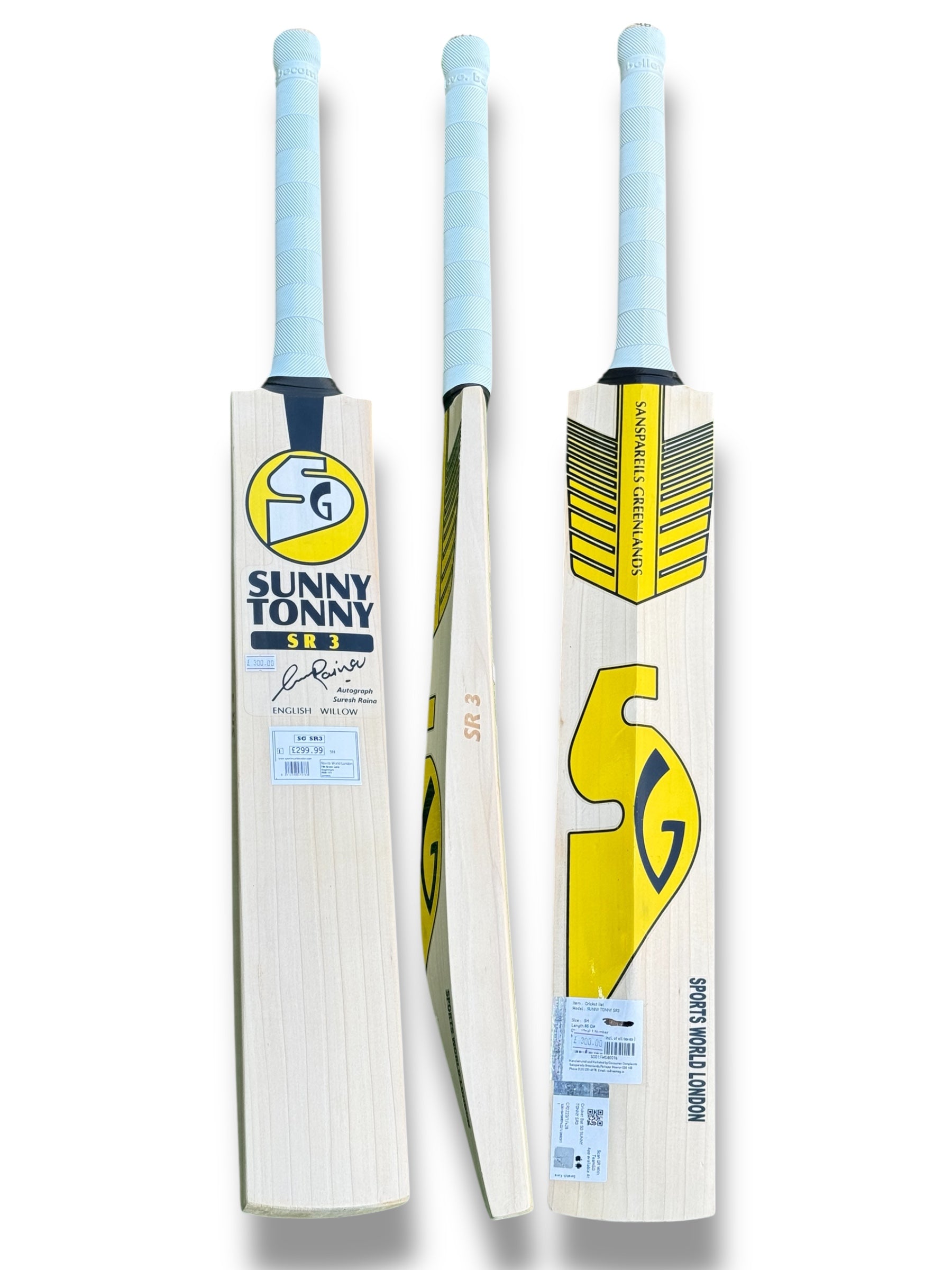 SG SUNNY TONNY SR 3 EW CRICKET BAT-SH