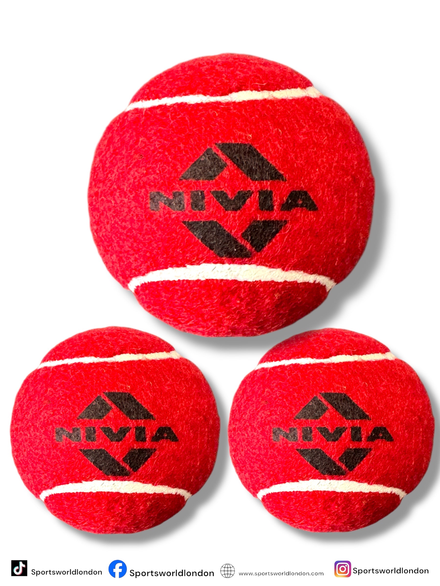 Nivia Heavy Tennis (Red Cricket Ball)