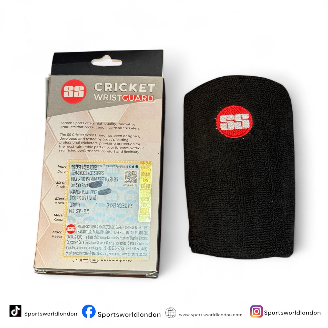 SS Cricket Advanced Wrist Guard