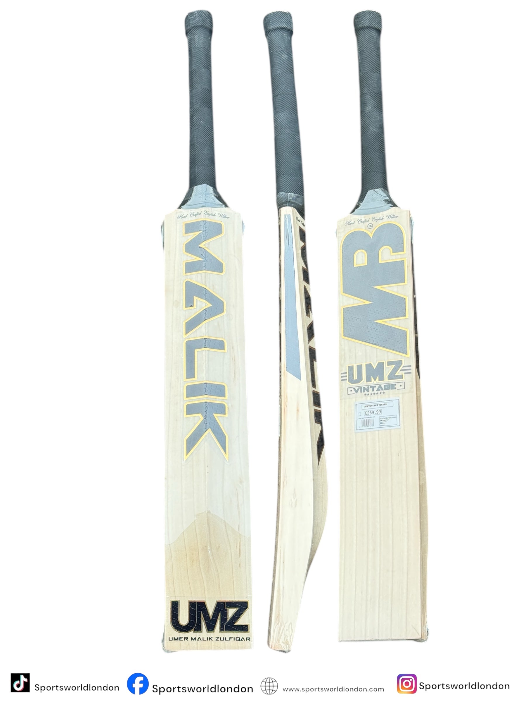MB Vintage 7 Stars English Willow Cricket Bat