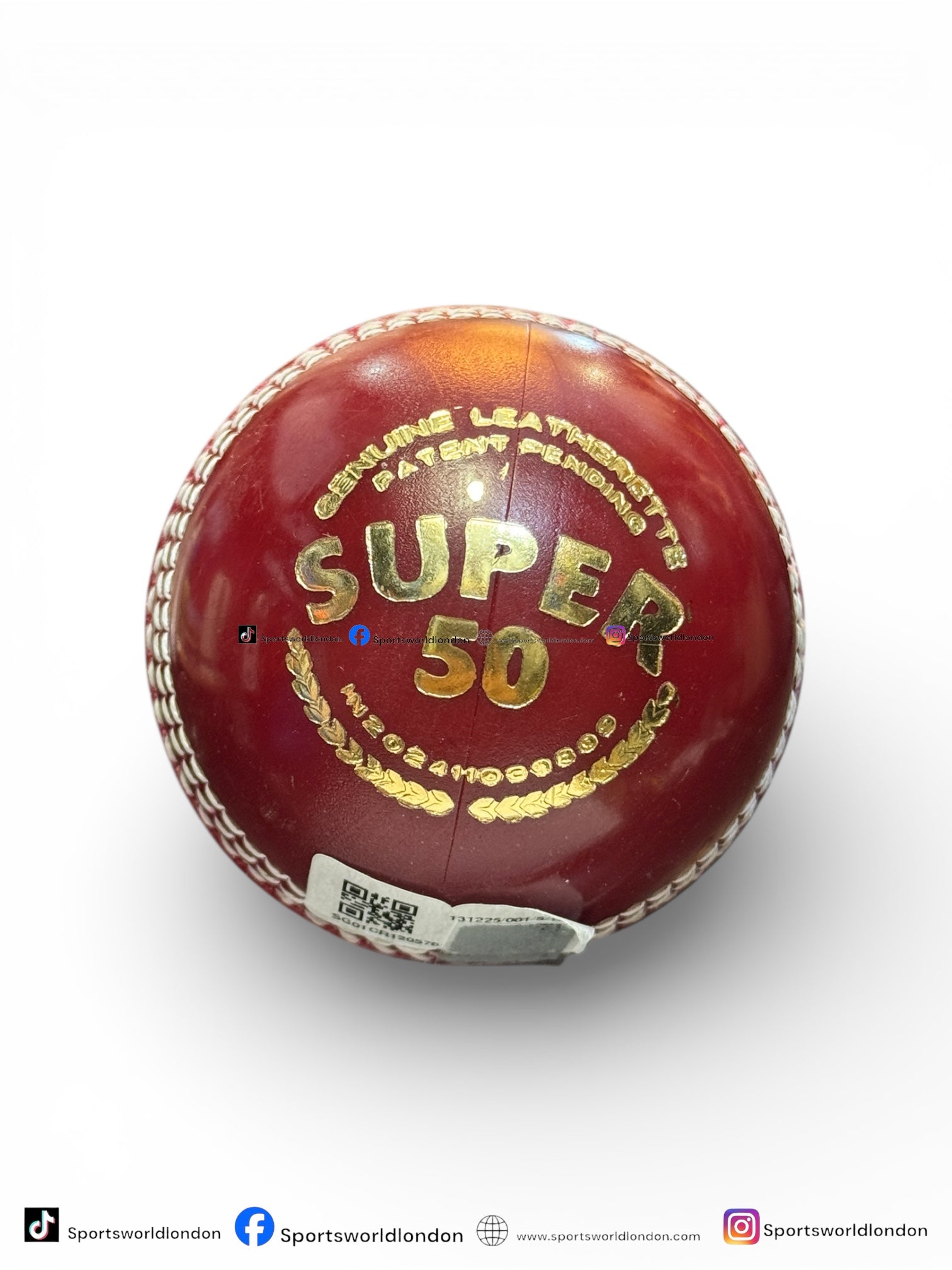 SG Super 50 Leather Cricket Ball Senior