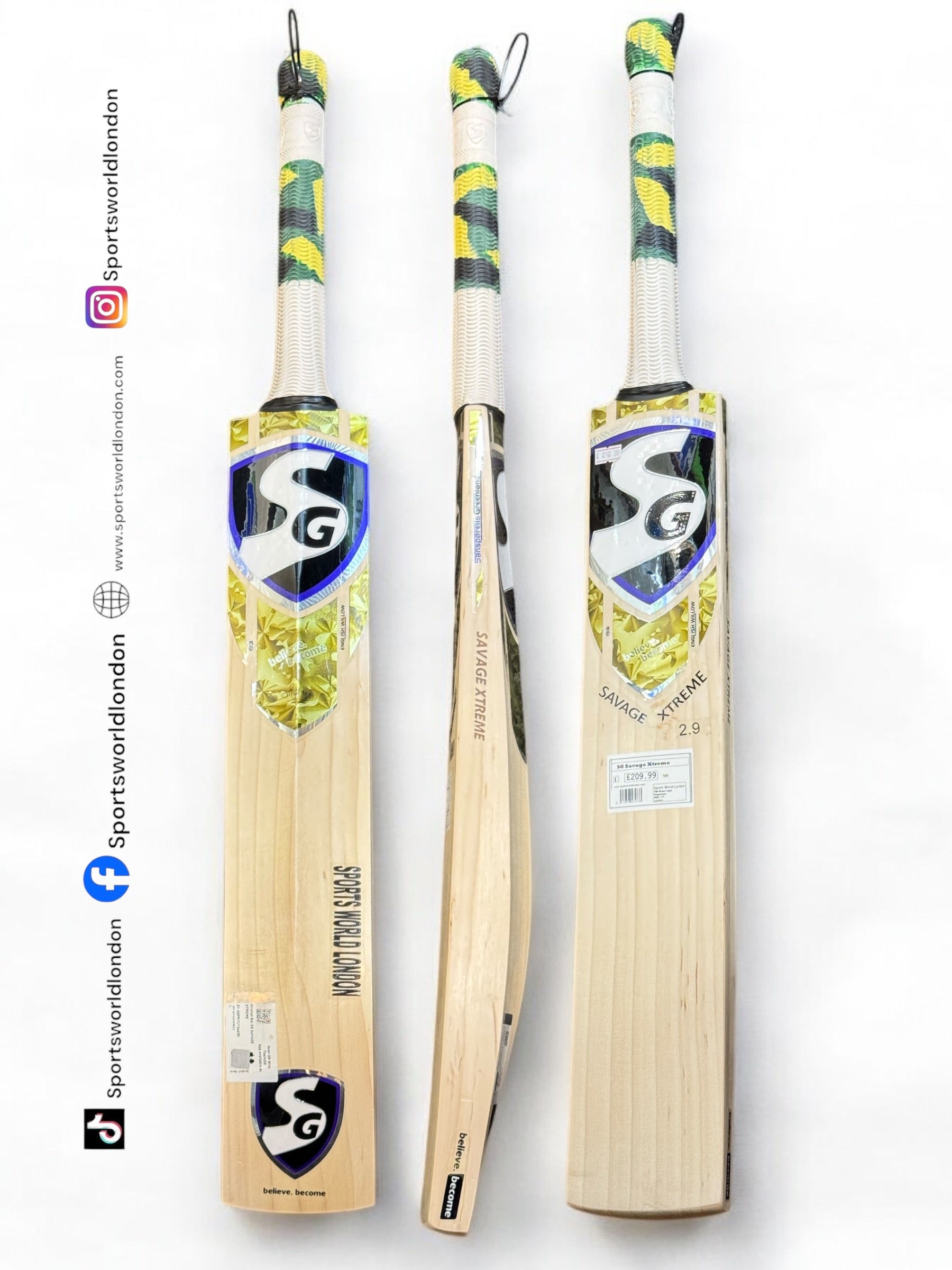SG SAVAGE XTREME PRO CRICKET BAT