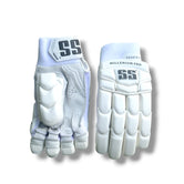 SS MILLENIUM PRO WHITE- BATTING GLOVES