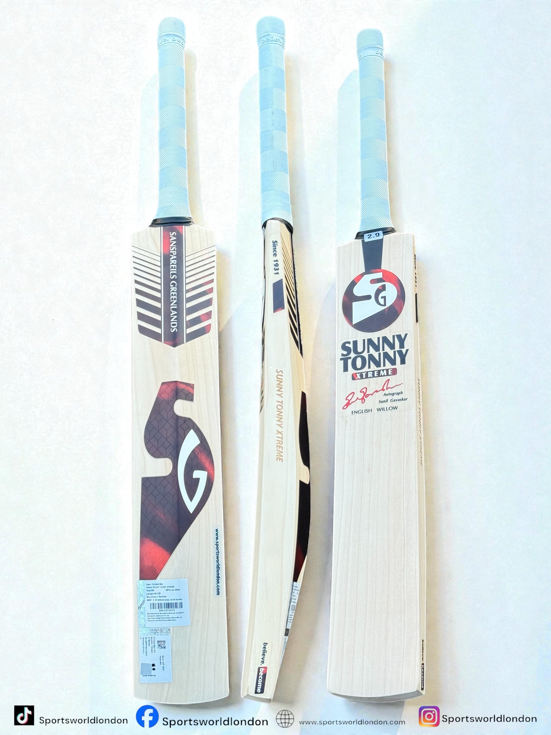SG Sunny Tonny Xtreme Cricket Bat