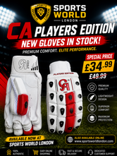 CA Players Edition Batting Gloves 2026