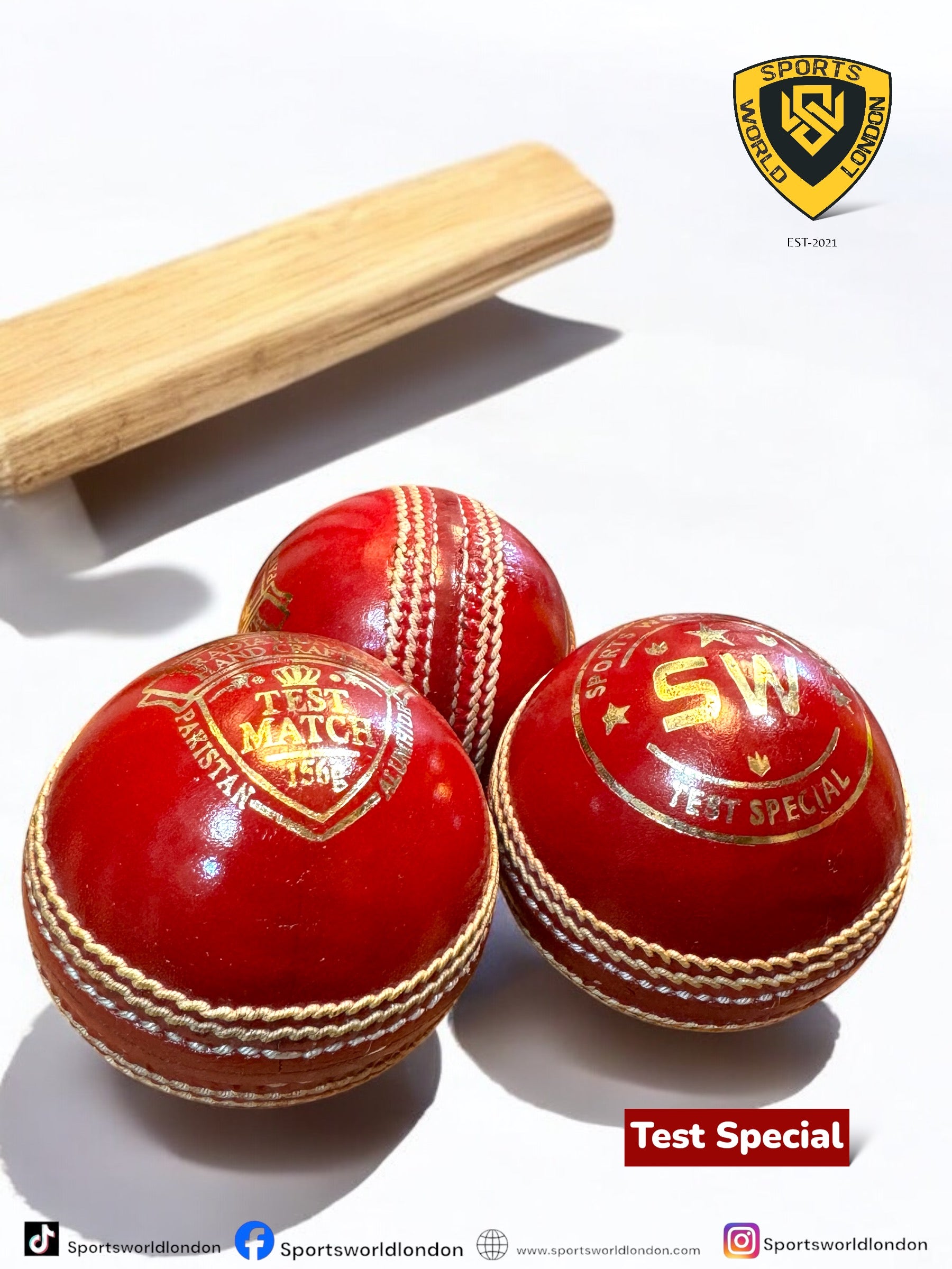 SW TEST SPECIAL Leather Cricket Balls