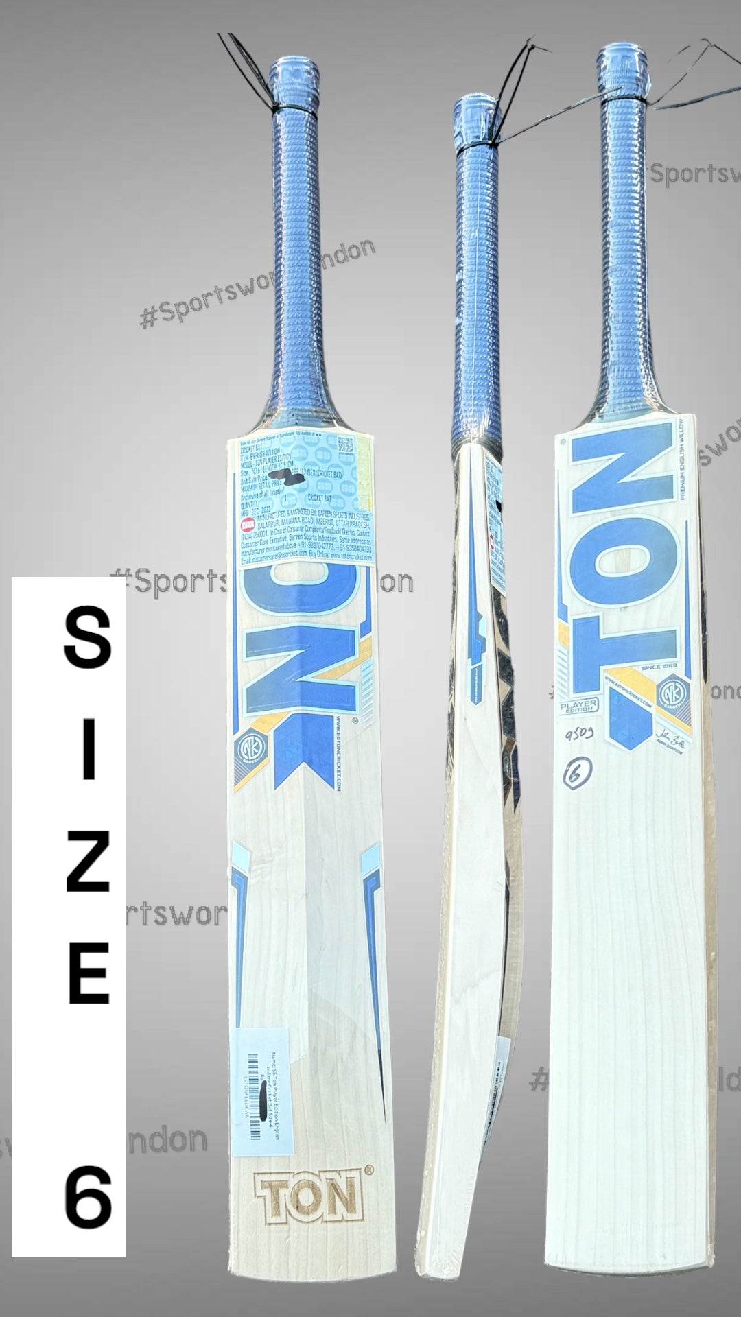 TON Players Edition Size 6 Cricket Bat