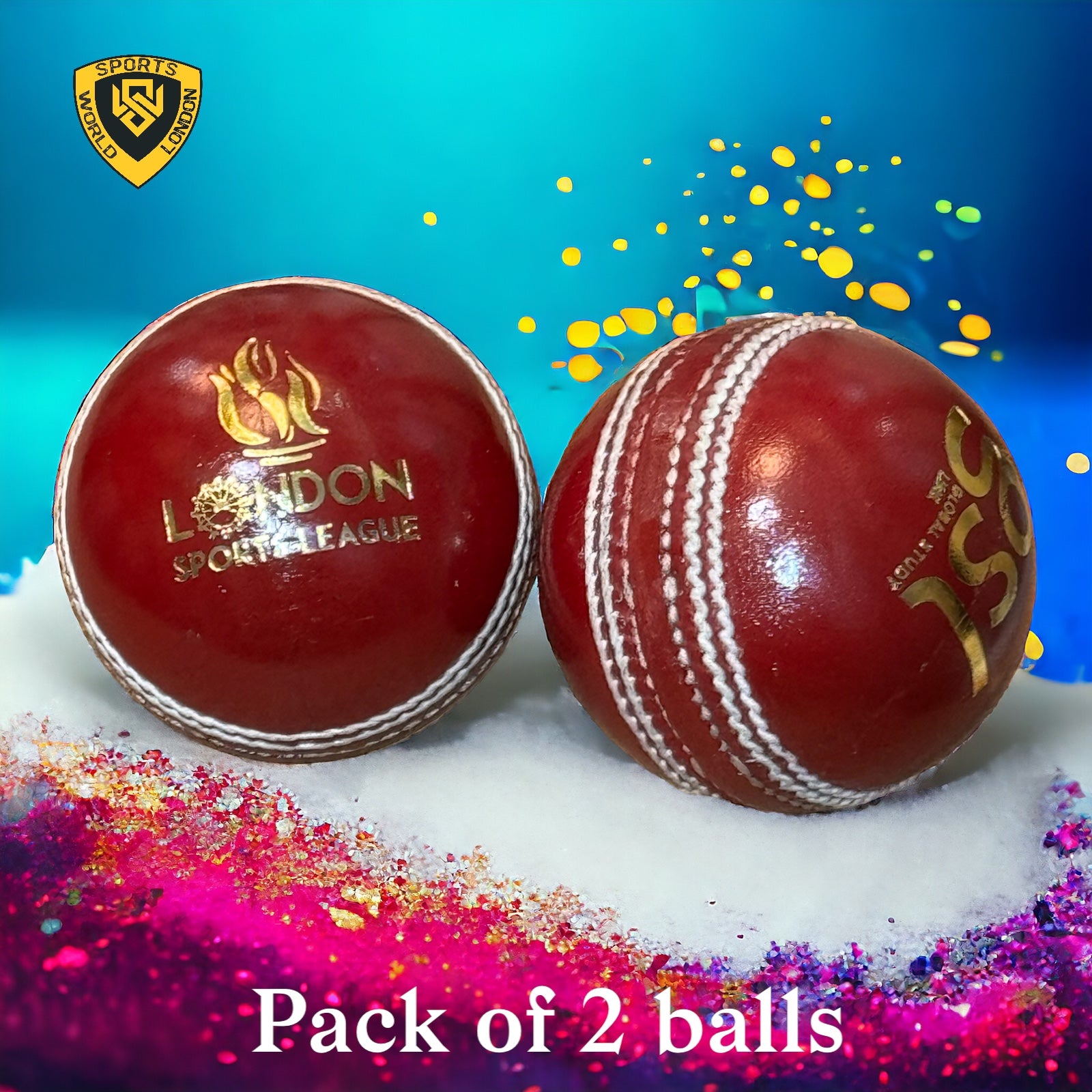 Red Leather Cricket Balls- 156g