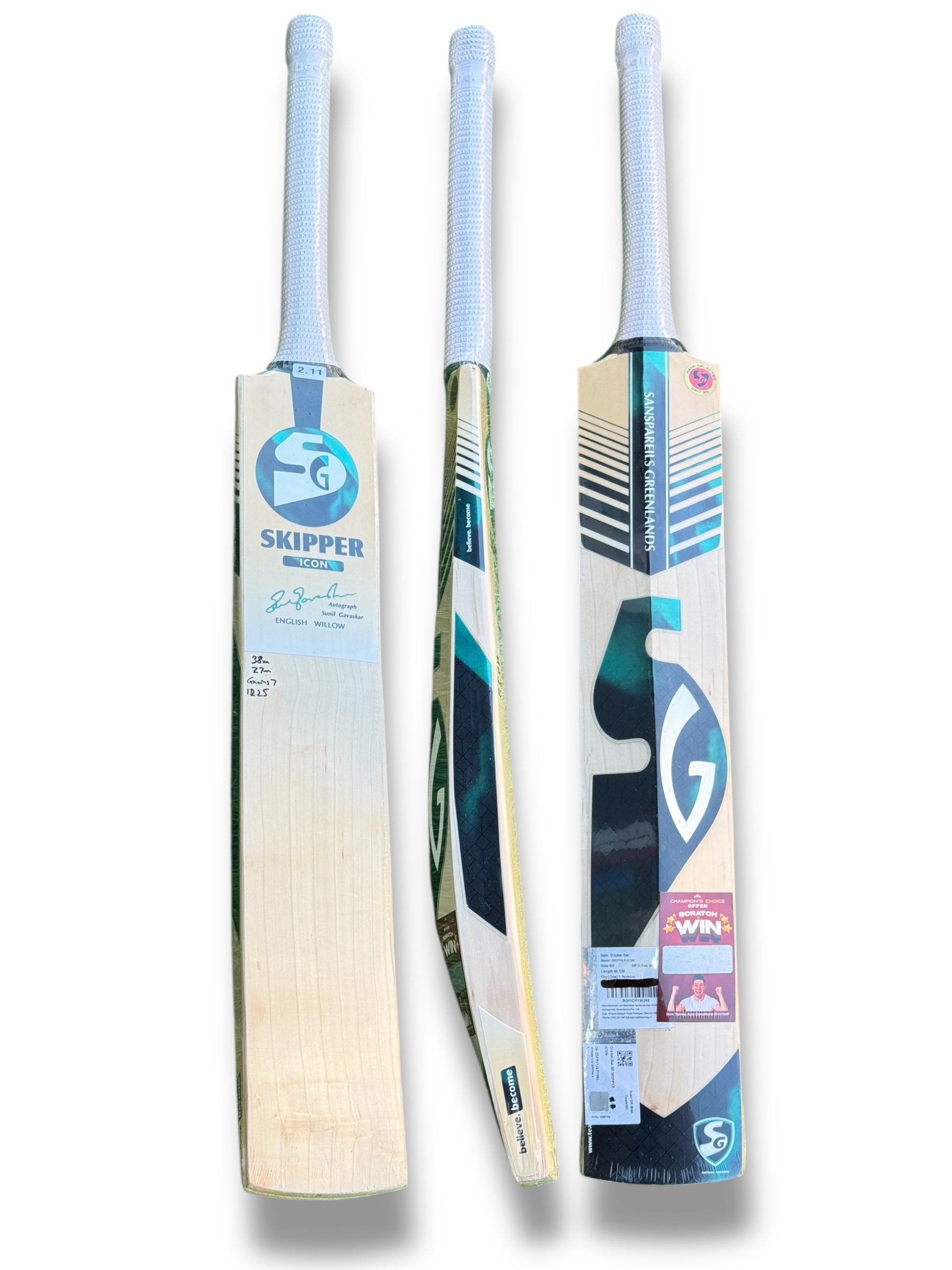 SG Skipper Icon English Willow Cricket Bat