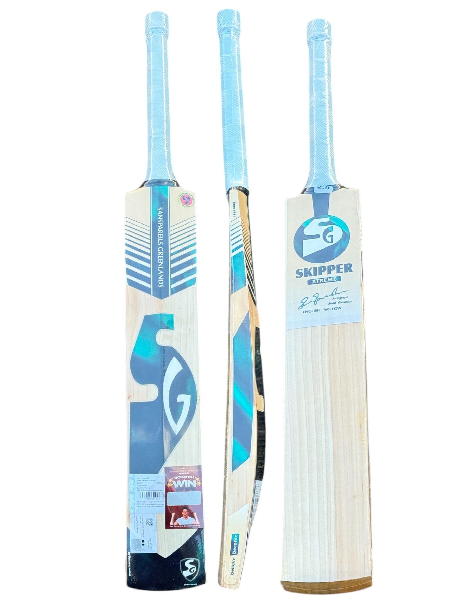 SG Skipper Xtreme English Willow Cricket Bat