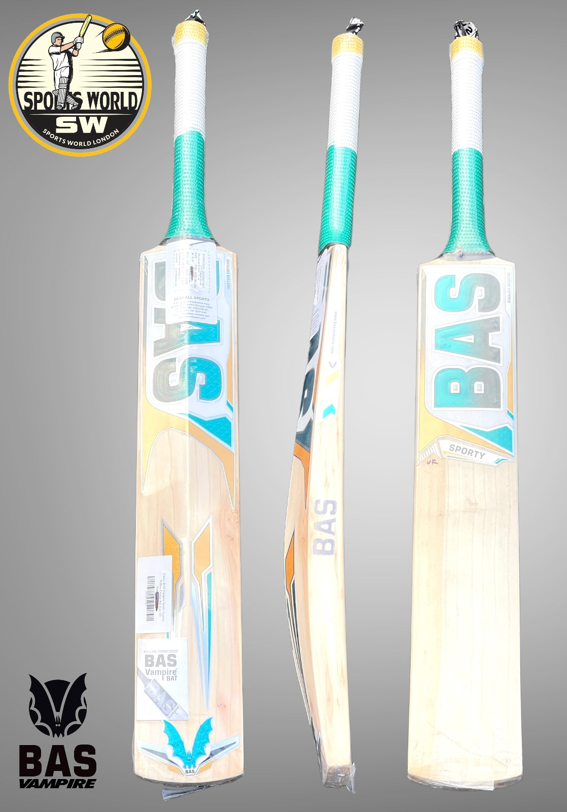 BAS Sporty English Willow Cricket Bat- SH