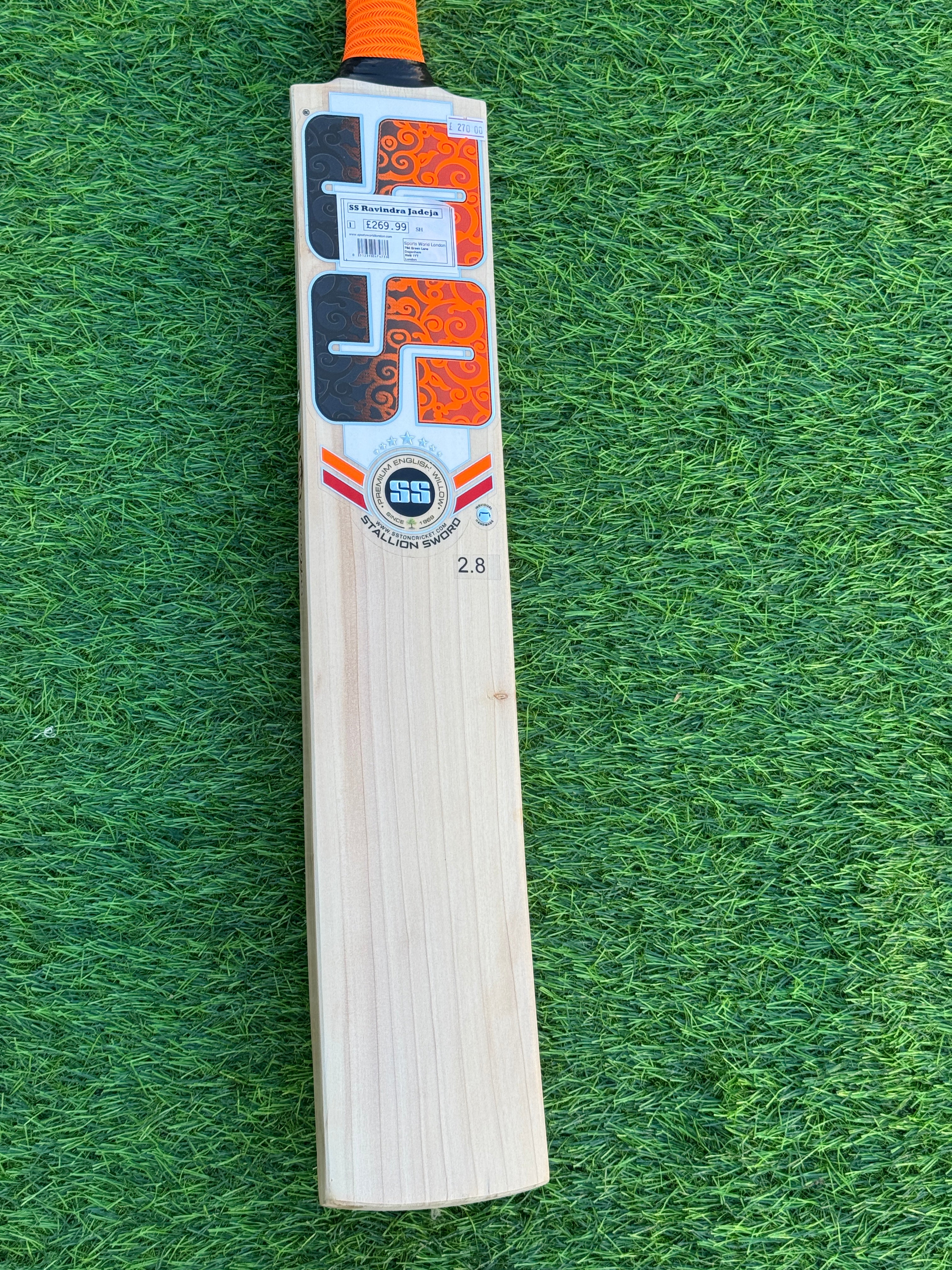 SS TON RAVINDRA JADEJA EDITION CRICKET BAT