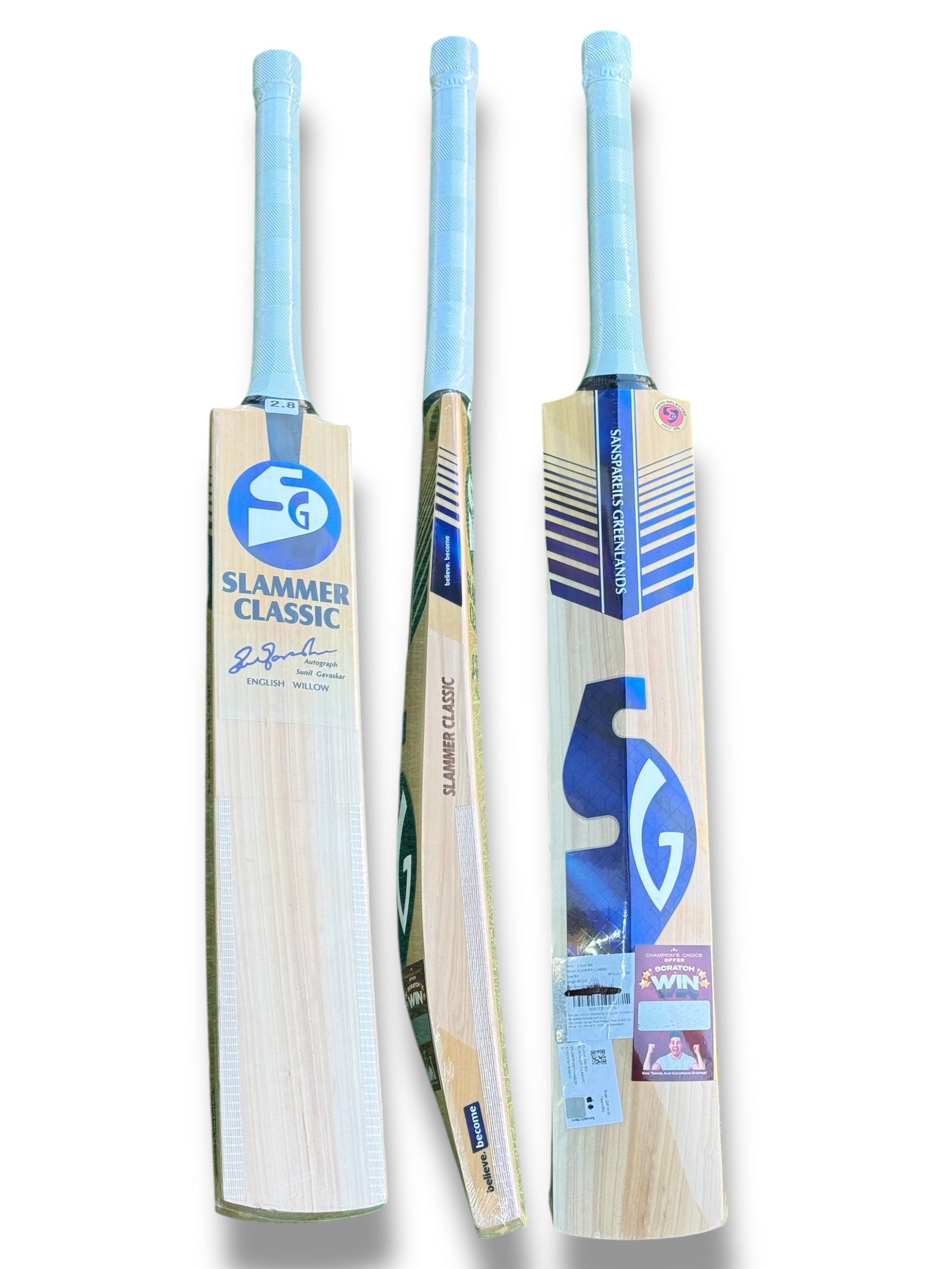 SG Slammer Classic English Willow Cricket Bat