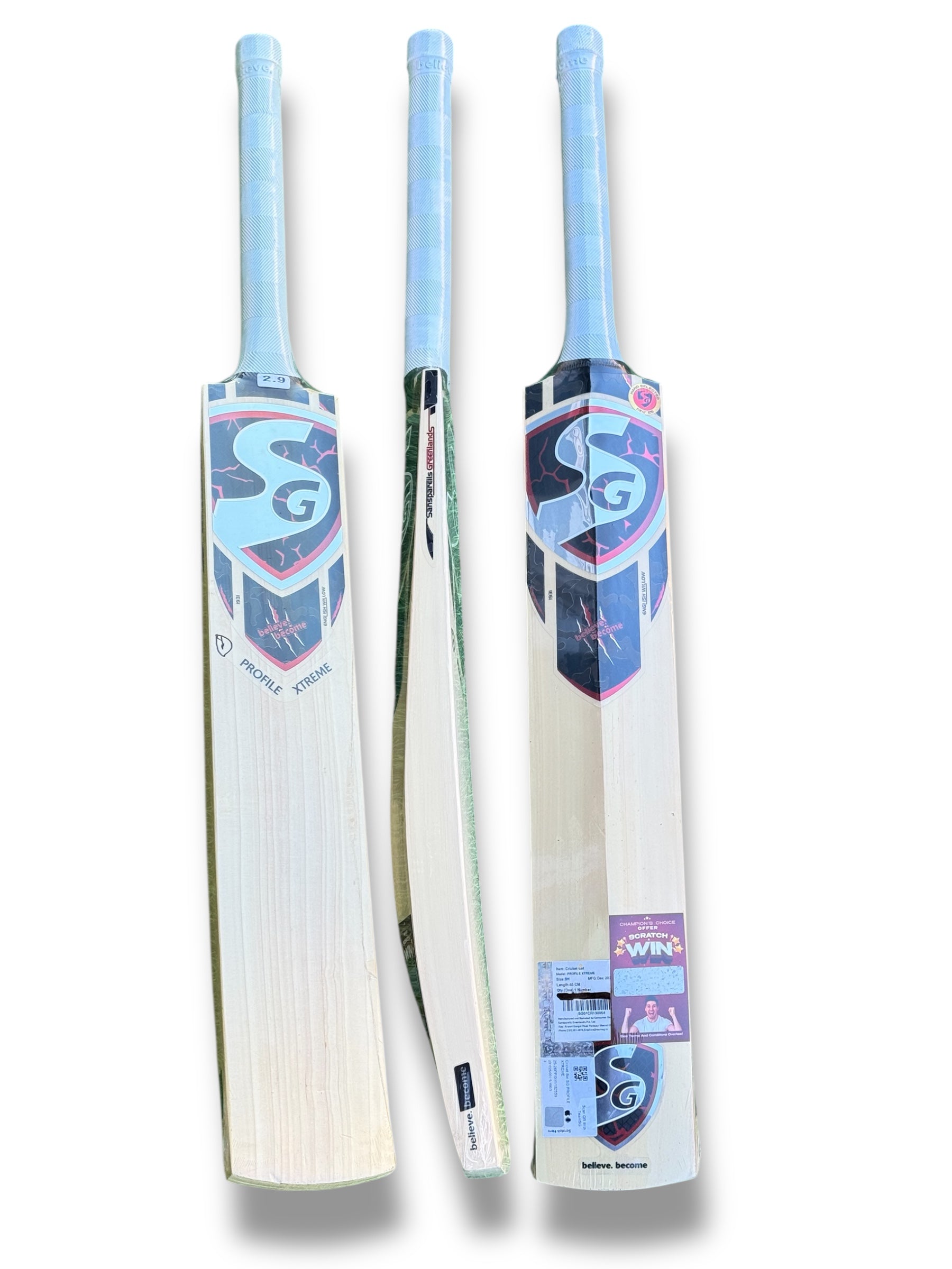SG Profile Xtreme English Willow Cricket Bat