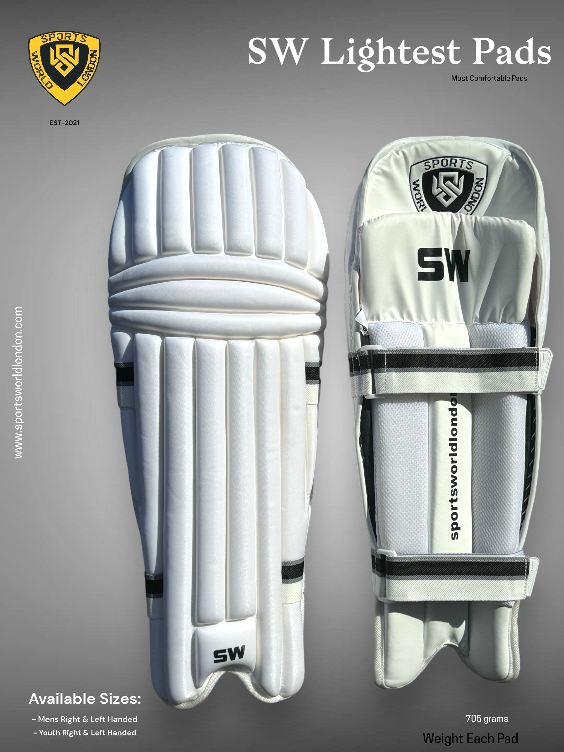 SW Lightest Pads black/ White