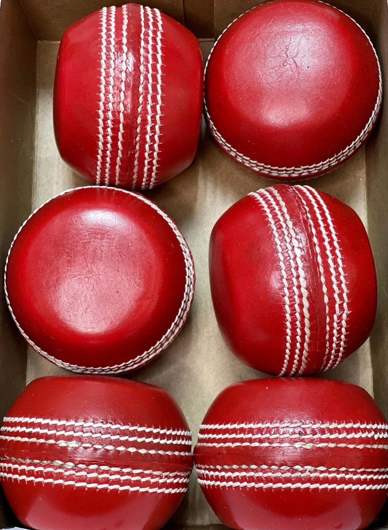 K-BOWL LEATHER TRAINING CRICKET BALL.