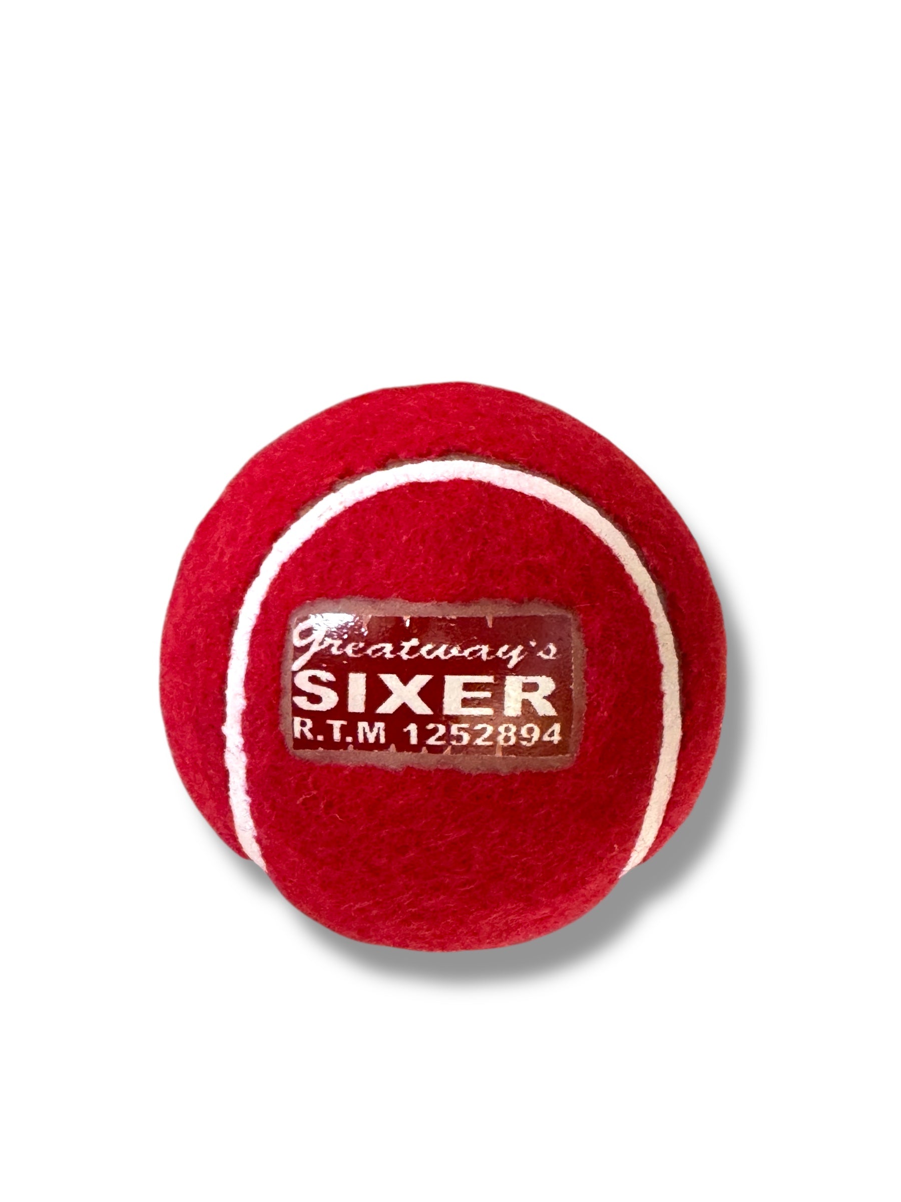 Sixer Hard Tennis Cricket Red Ball
