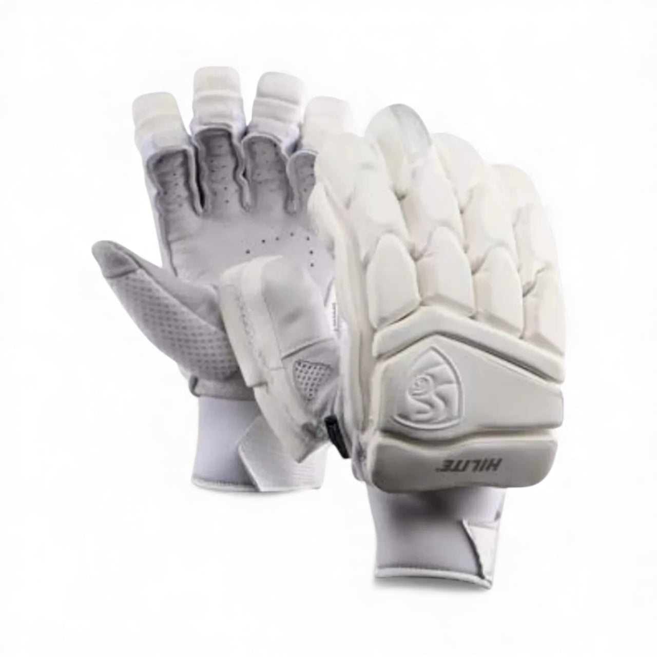 SG Hilite White Batting Gloves