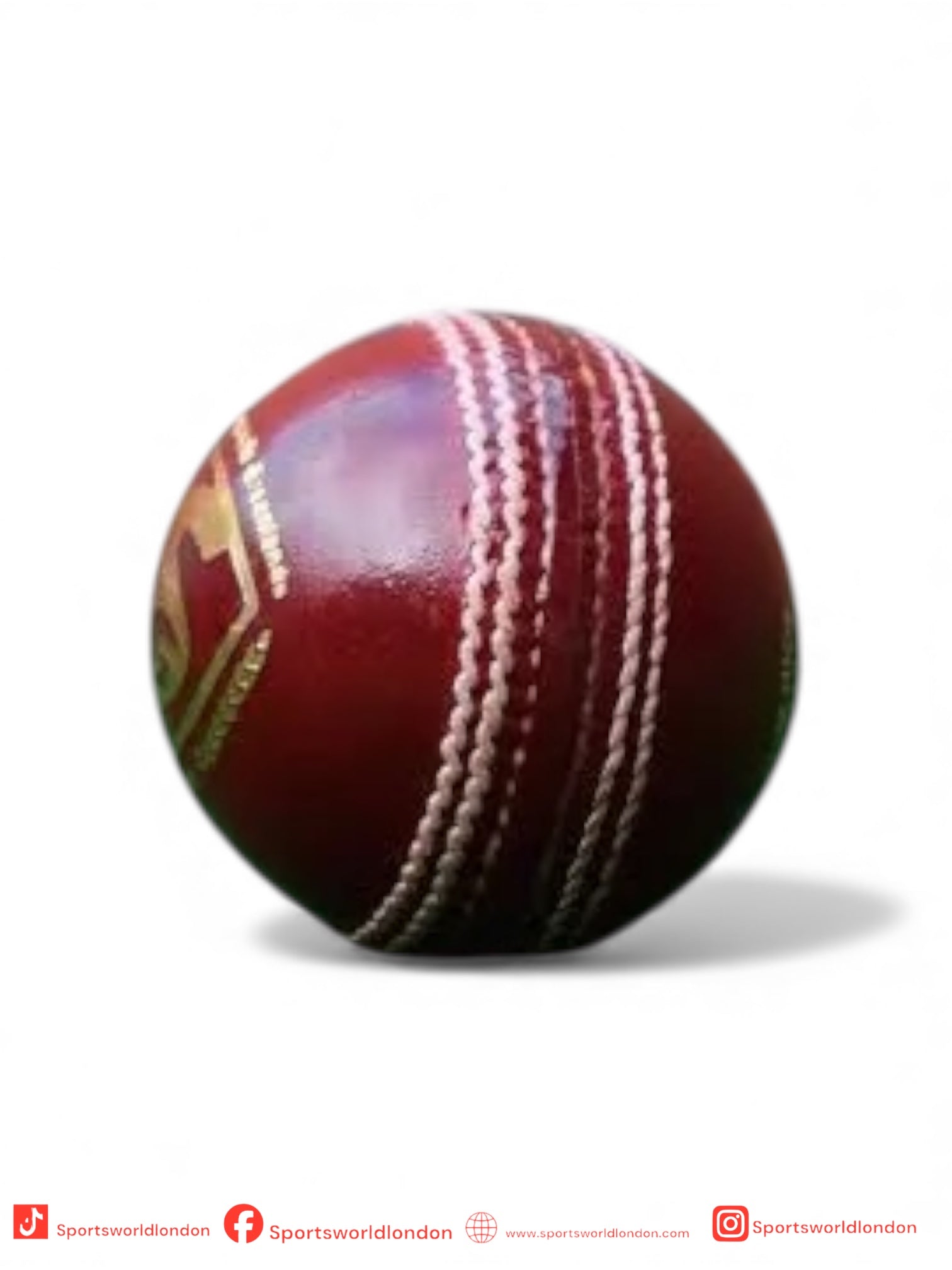 SG Club Red Leather Cricket Ball- 156g
