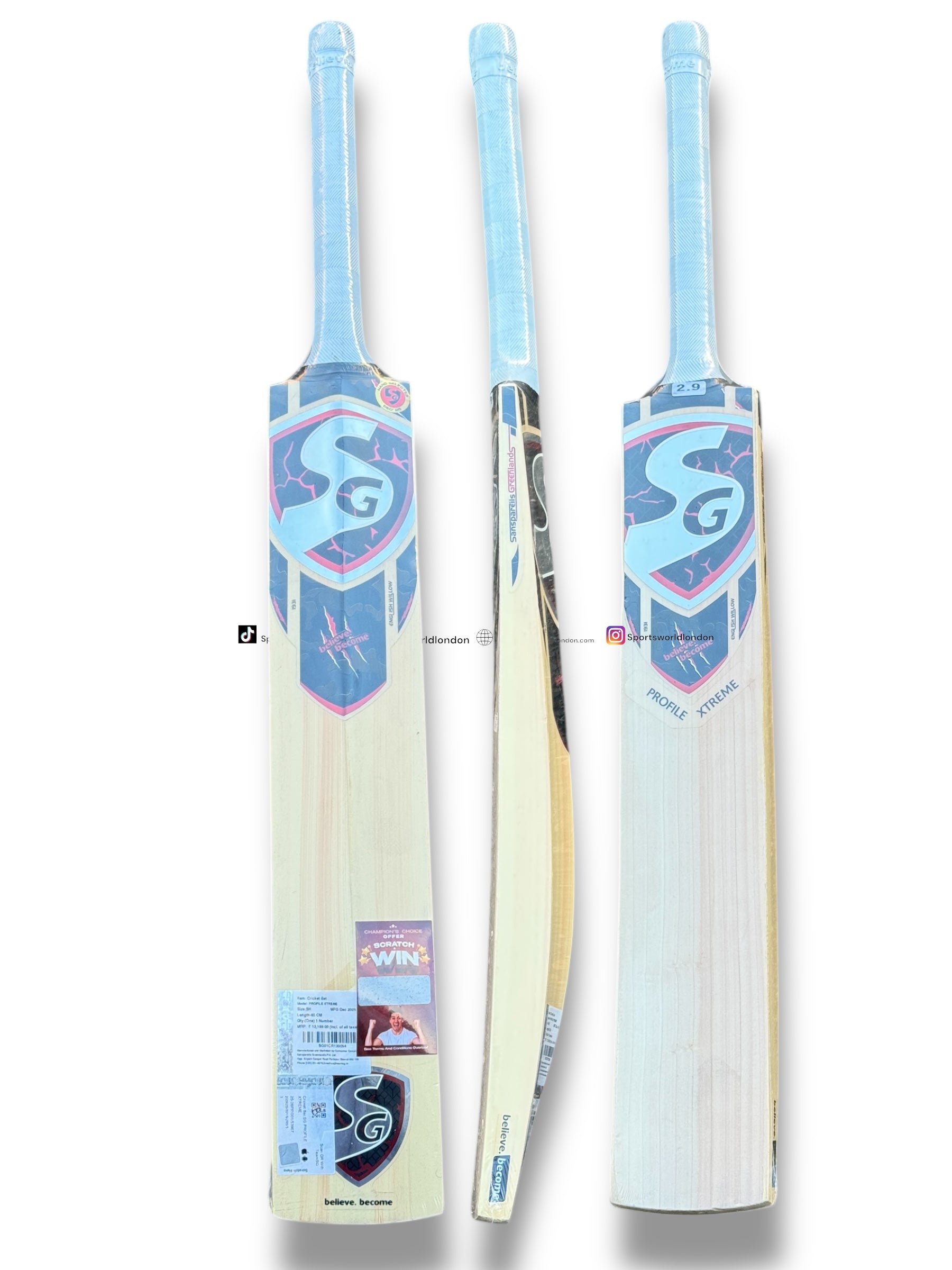 SG Profile Xtreme English Willow Cricket Bat