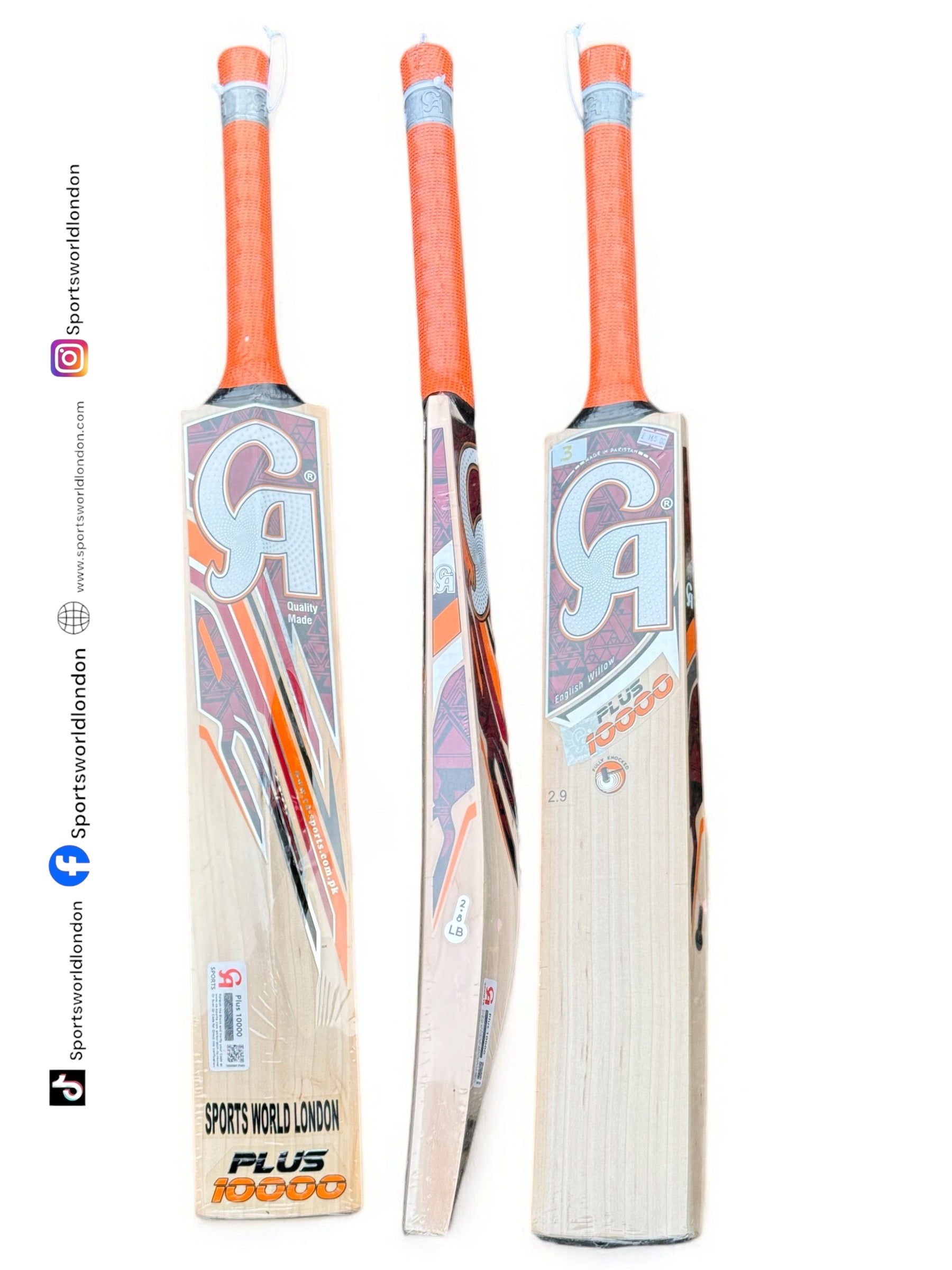 CA PLUS 10000 CRICKET BAT - SH