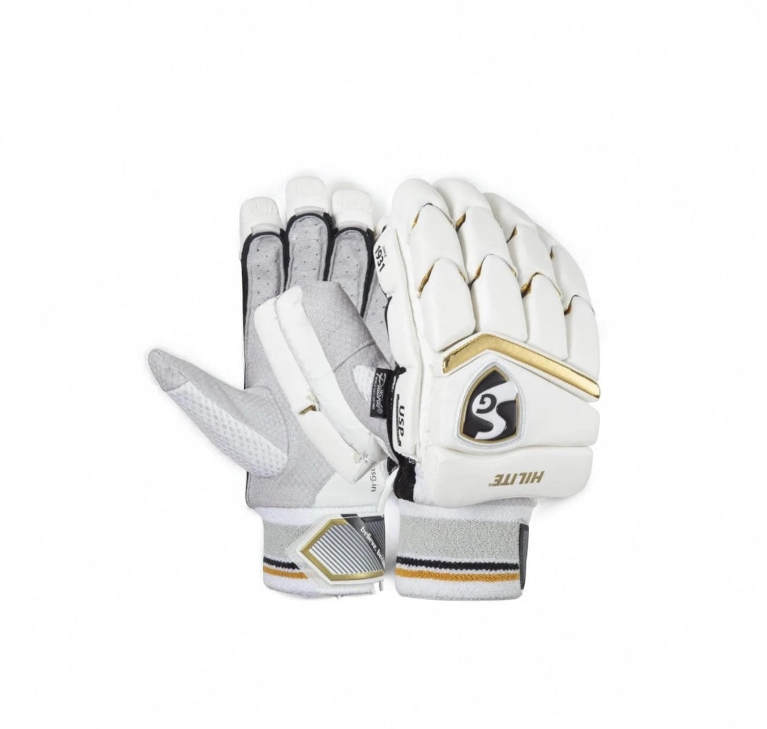 SG Hilite Gold Batting Gloves