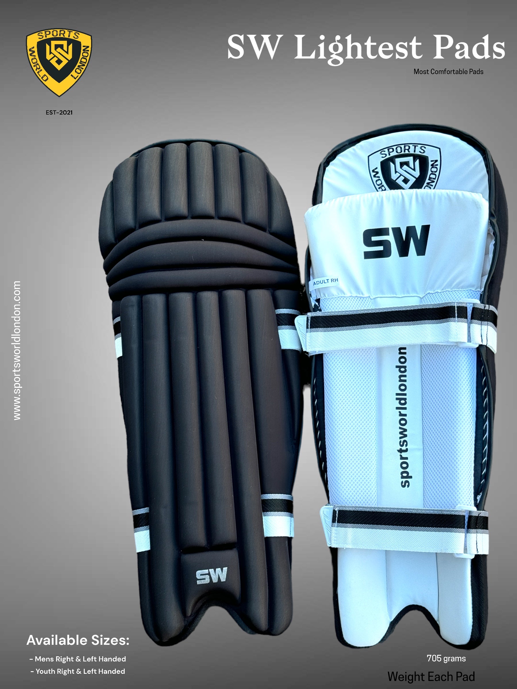 SW Lightest Pads black/ White